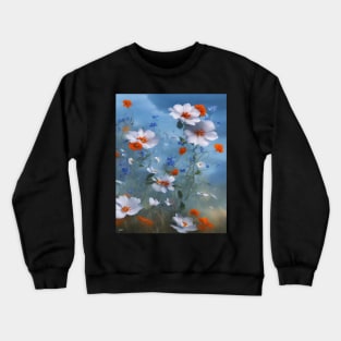 Flowers in a Storm Crewneck Sweatshirt